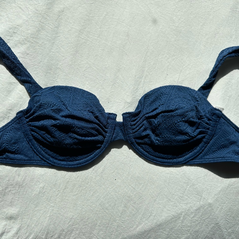 NWT Hollister Bikini Swimsuit Top Navy Blue